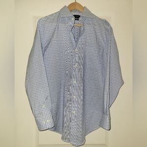 Ralph Lauren Light Blue Plaid Button Down Shirt